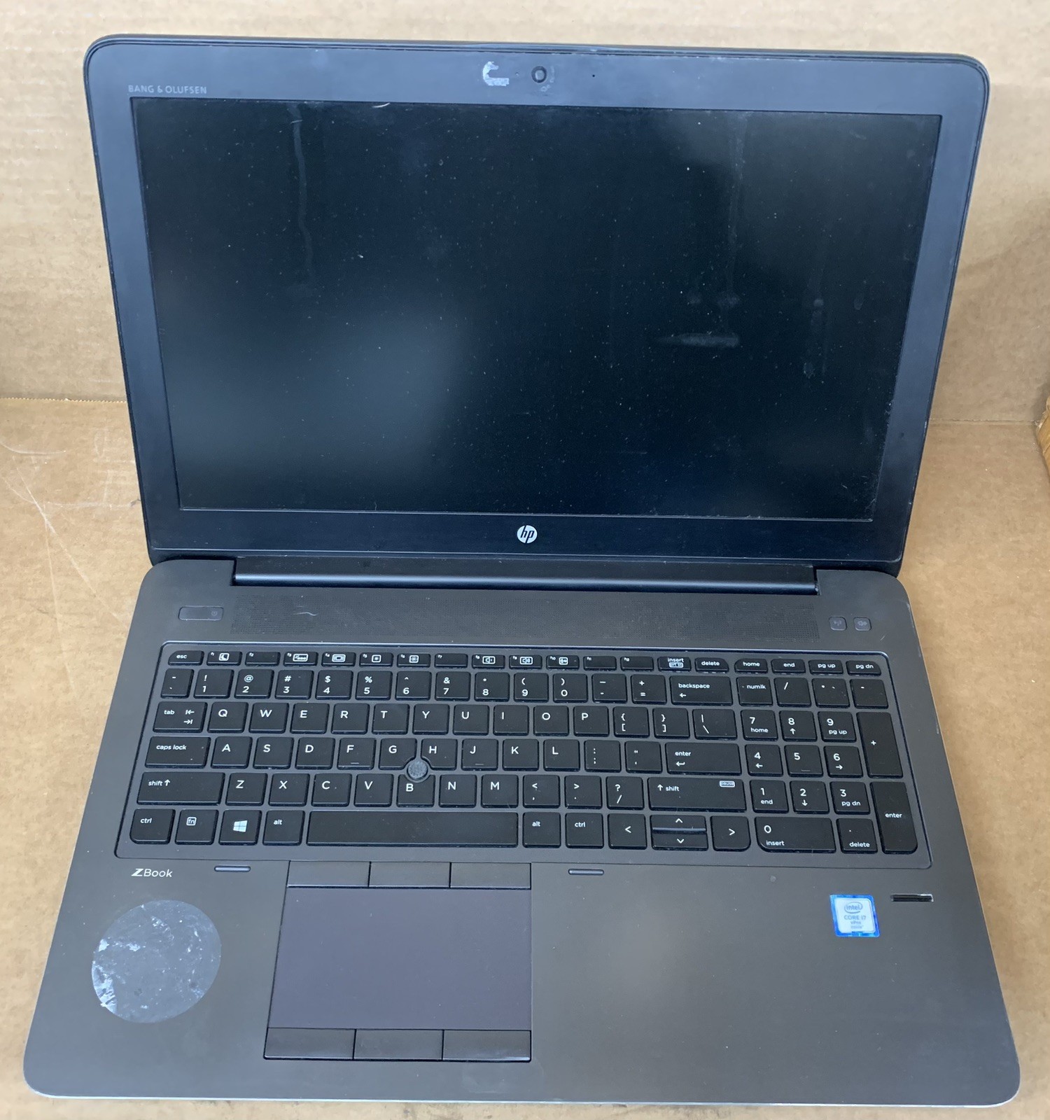 HP ZBook 15 G3 Laptop Intel Core i7-6820HQ 8GB DDR4 RAM NO SSD/HDD/OS FOR PARTS