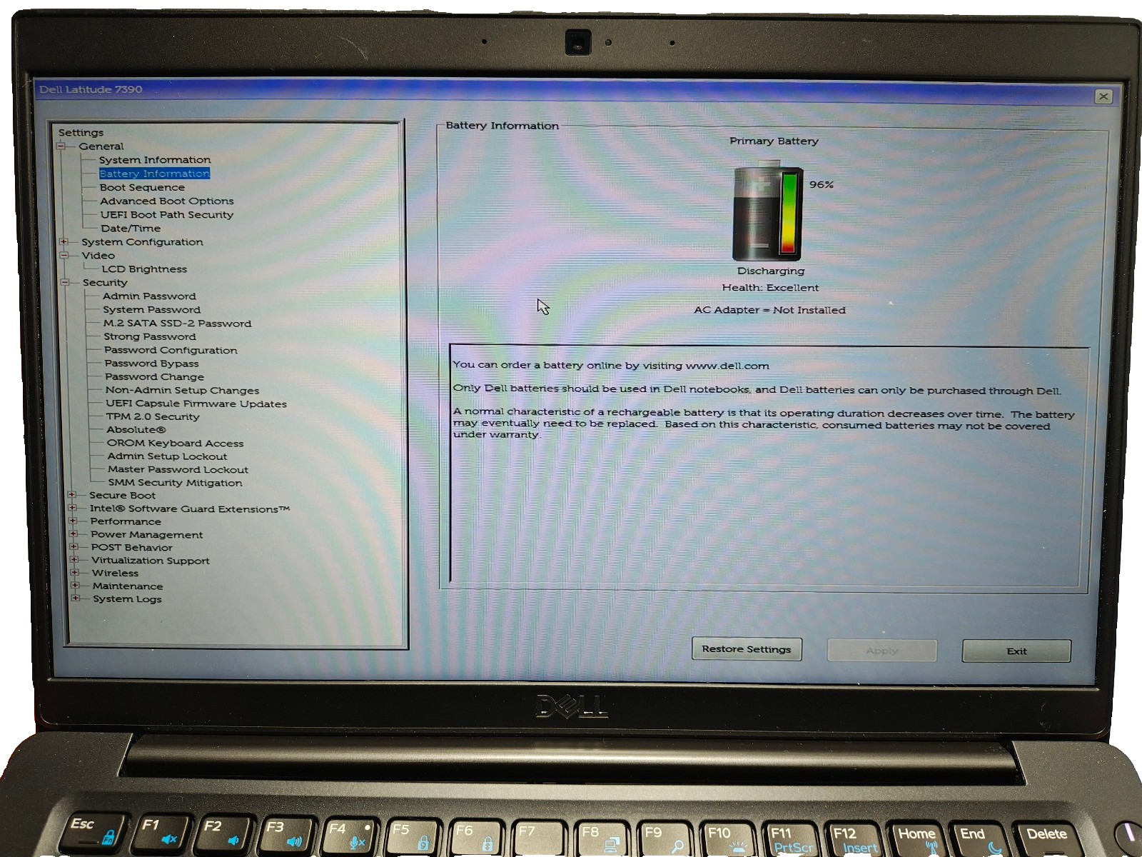 Dell Latitude 7390 i7-8650U 16GB DDR4 256GB M.2. SATA NVME 13.3″ FHD Charger