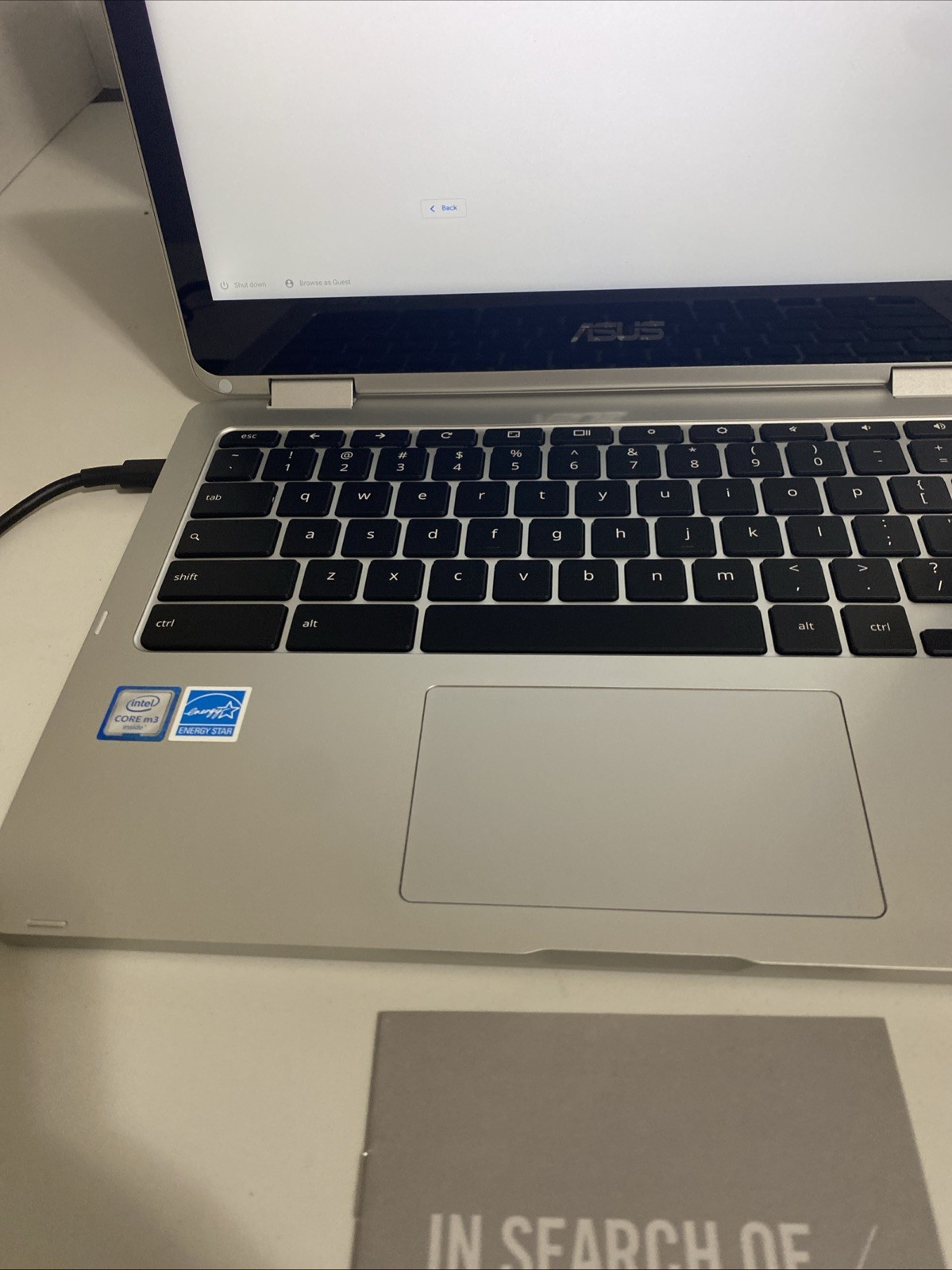 Asus Chromebook Flip C302C M3 6Y30@2.2Ghz 4GB Ram 64GB SSD Touch ChromeOS WORKS