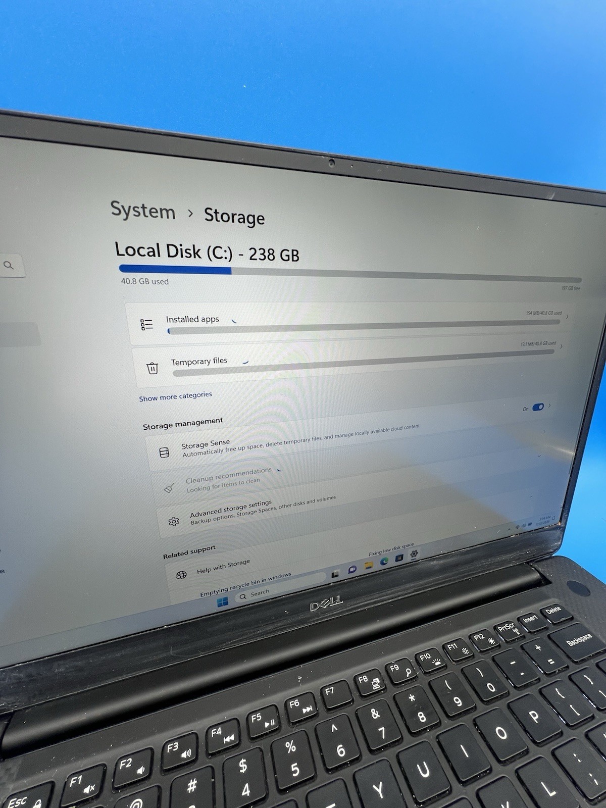 Dell XPS 15 7590 15.6” i5-9300H 8GB RAM 256GB SSD Windows 11 Pro