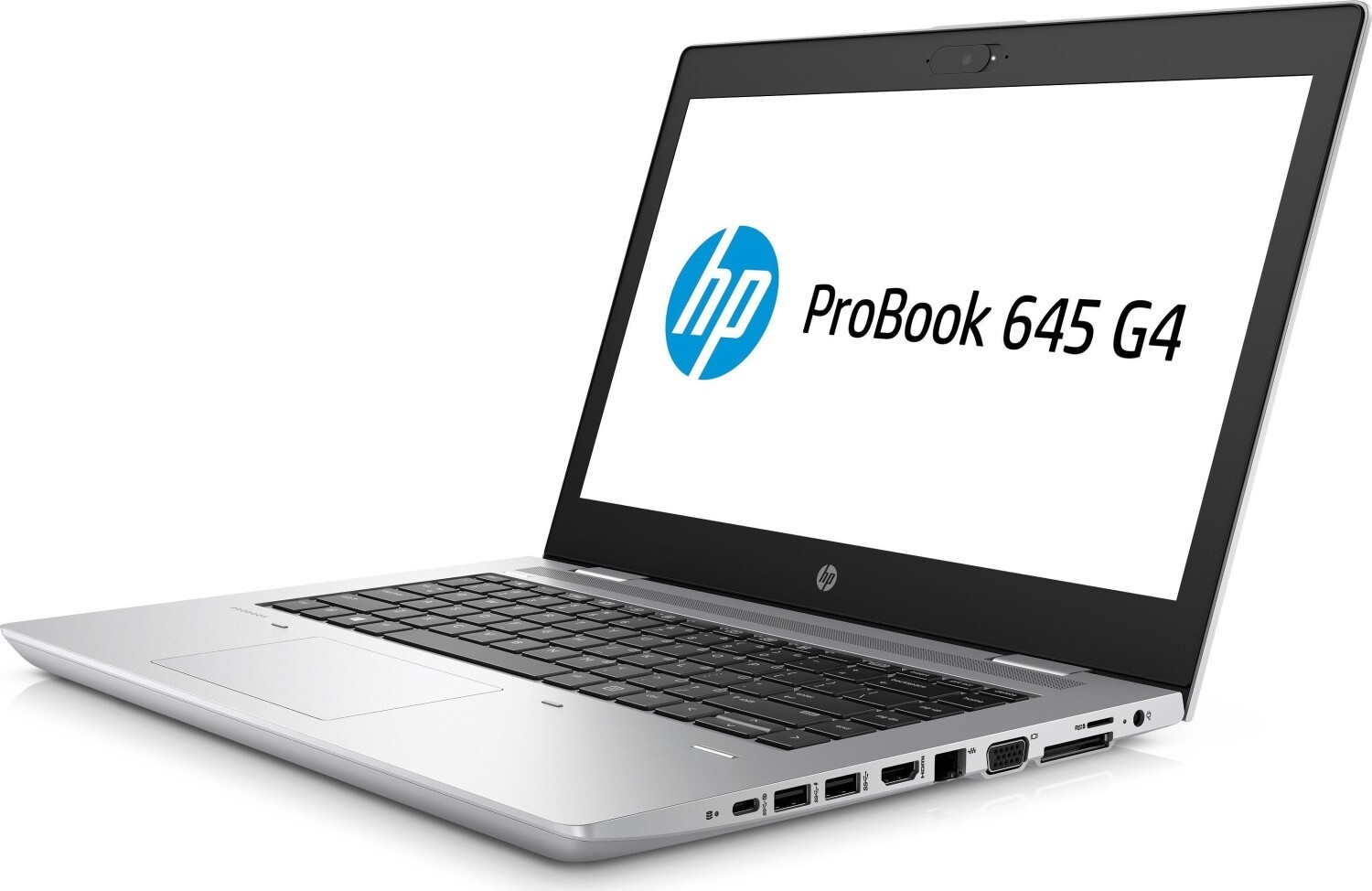 Laptop HP ProBook 645 G4 Ryzen 7 Pro 2700U 14″ SSD 1920×1080 FHD Windows10 Pro