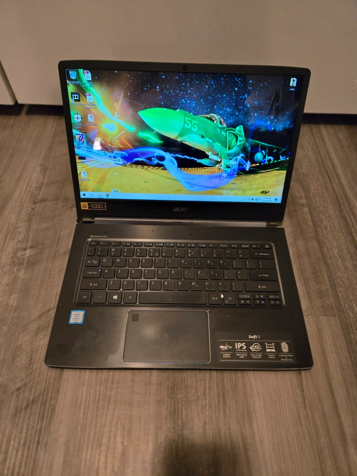 Acer Swift 5 14″ 7th Gen i7-7500U 8GB LPDDR3 256GB SSD SF514-51-706K ***READ***