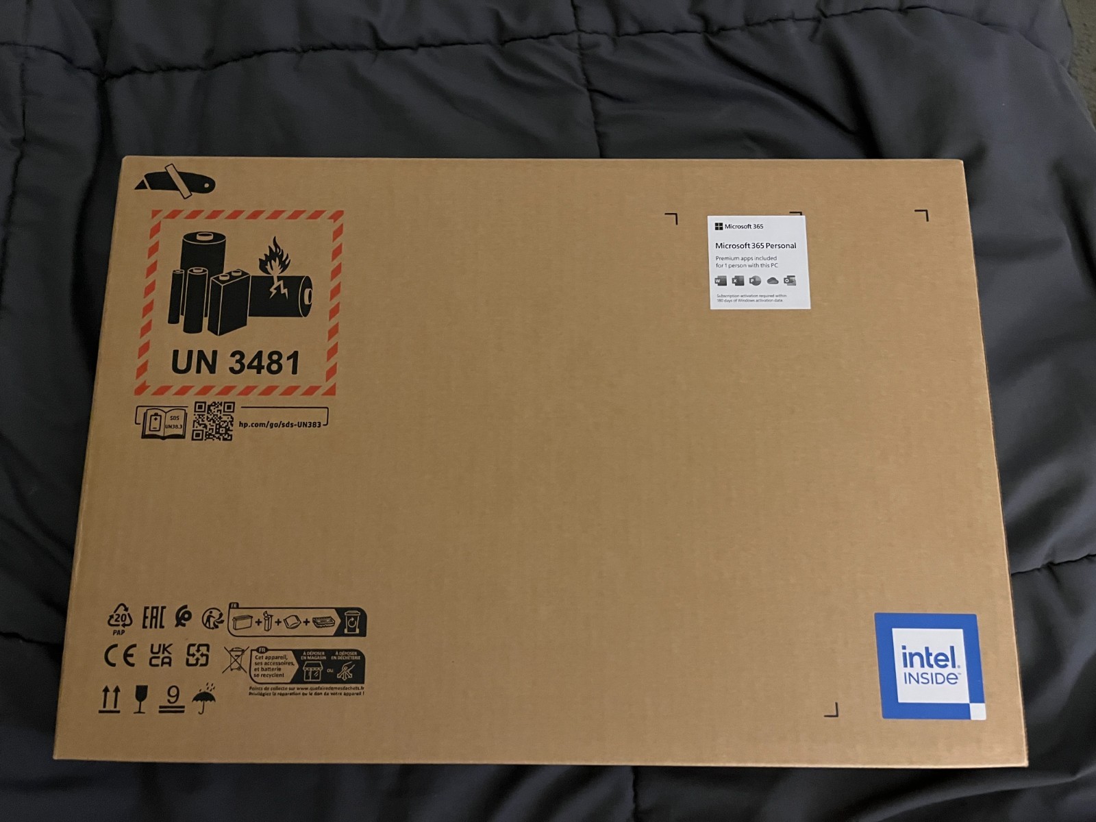 HP 14″ Laptop Intel Celeron N4120 4GB Memory 128GB eMMC Black