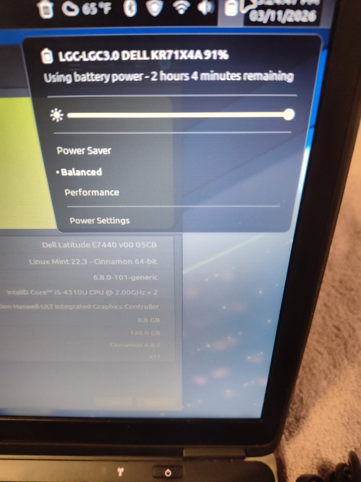 Dell Latitude E7440 14 inch (120gb SSD, Intel Core i5-4310U 2.0GHz, 8gb RAM)