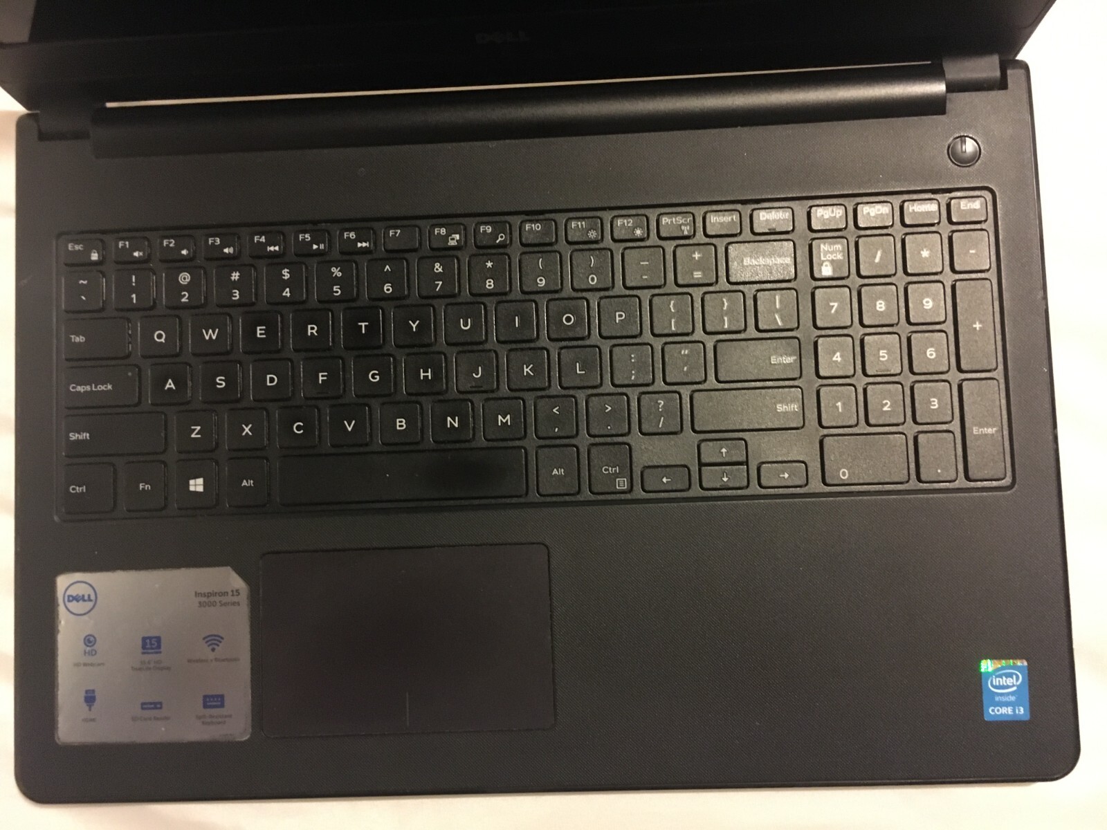 Dell inspron 15 3000 series laptop computer Core i3-5015U