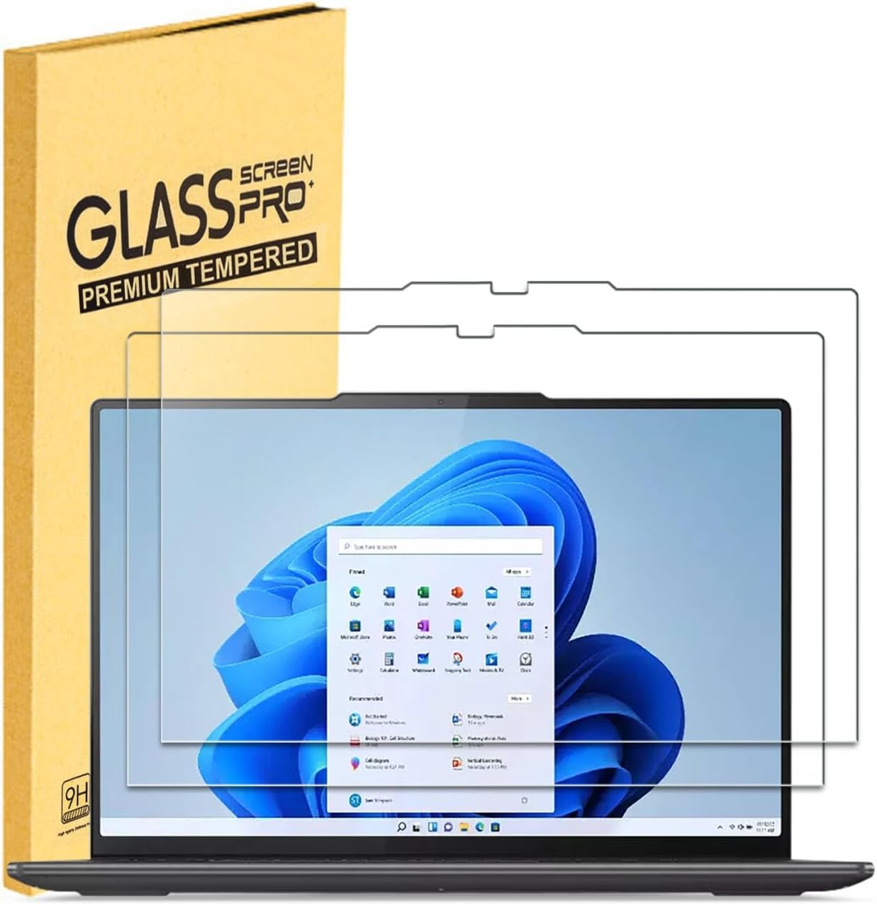 Tempered Glass Screen Protector for Lenovo Yoga 7i 2-in-1 14″ & Yoga 7 14 Laptop