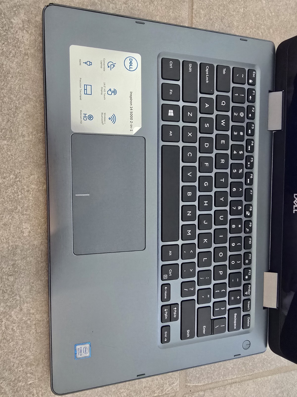 Dell Inspiron 5481 14″ Touchscreen i3-8145U 8GB RAM 128GB SSD (READ)