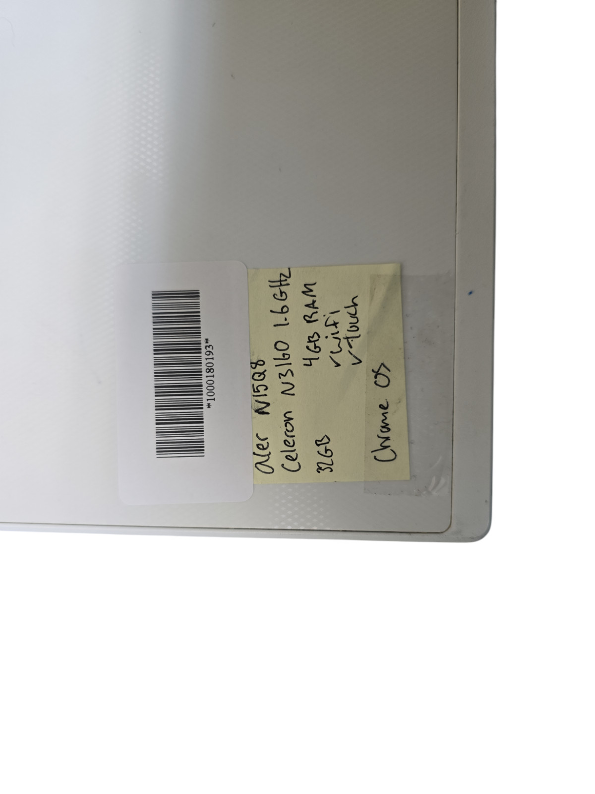 Acer N15Q8 Celeron N3160 1.6GHz 32GB HDD 4GB Ram WiFi Touch ChromeOS Tested