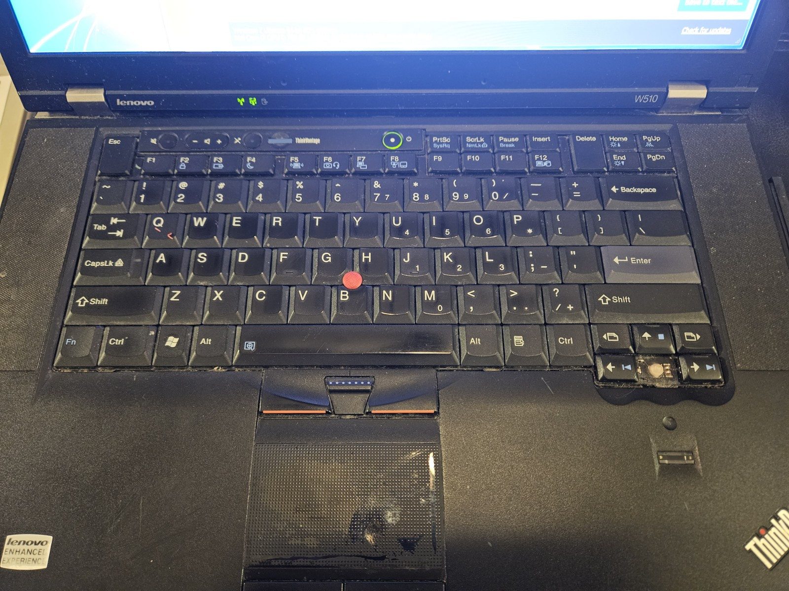 Lenovo ThinkPad W510 i7 Q720 2GB of RAM 128GB SSD HDD Windows 7 Pro