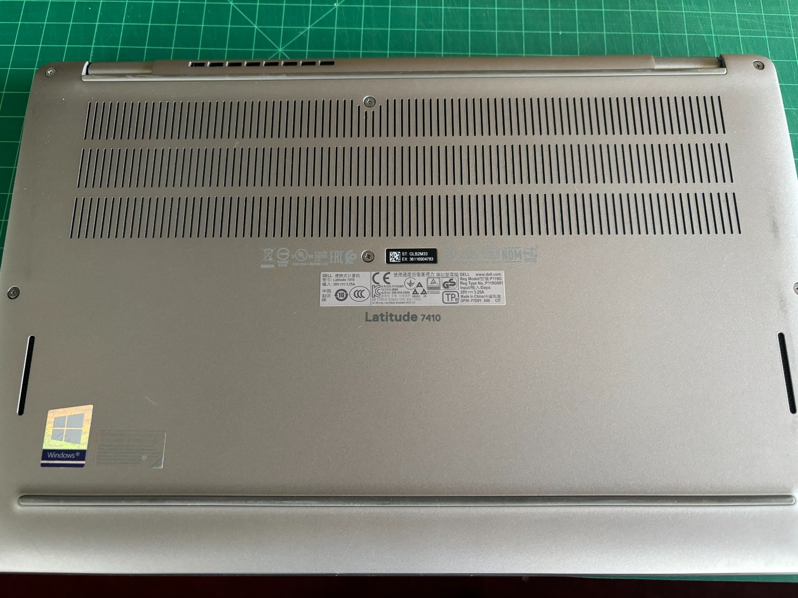 Dell Latitude 7410 Laptop i5-10310U 1.7GHz 16GB 512GB SSD 14″ w/11/p SILVER