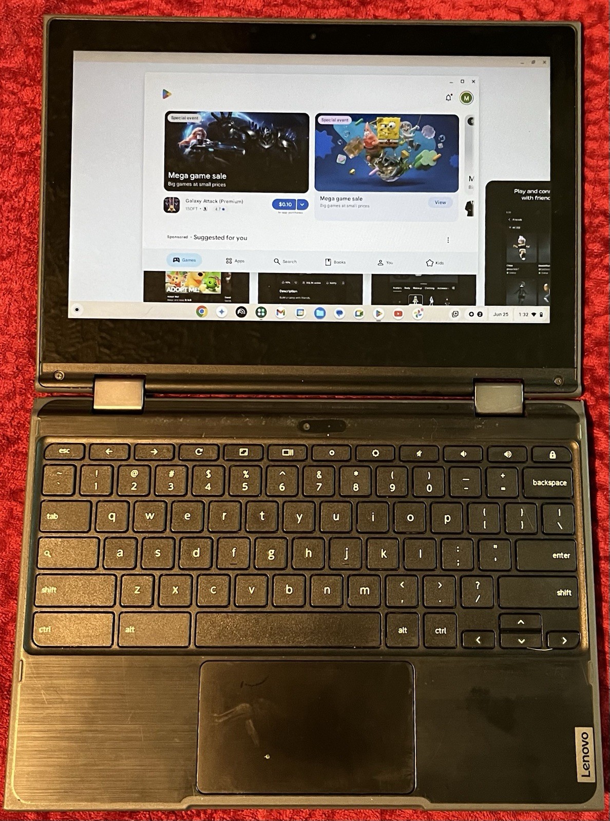 Lenovo Chromebook 11.6″ Touchscreen laptop tablet 2in1