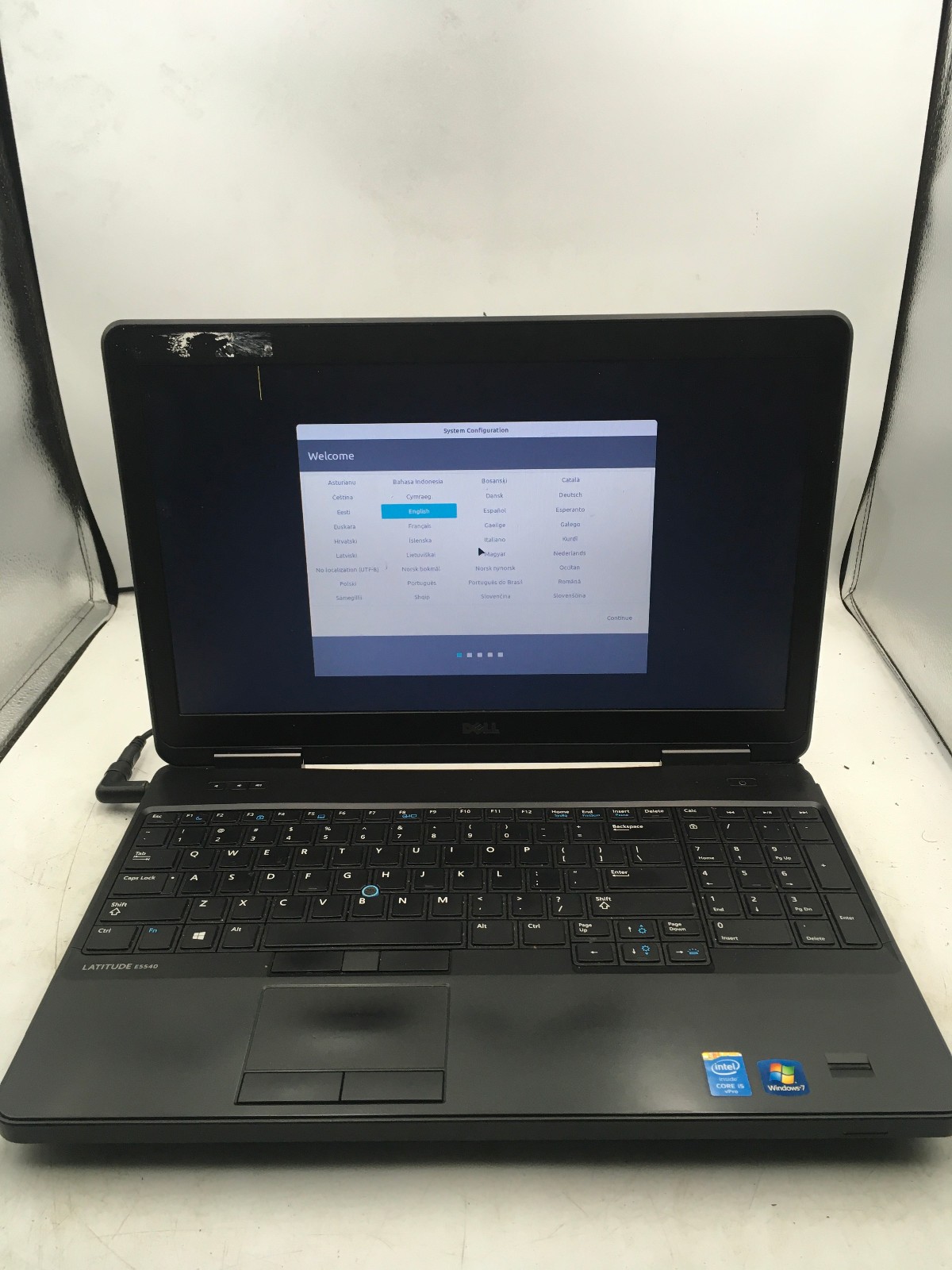 DELL LATITUDE E5540 – LINUX OS – INTEL I5 4TH GEN – 8GB RAM – 128GB HDD -READ-BB