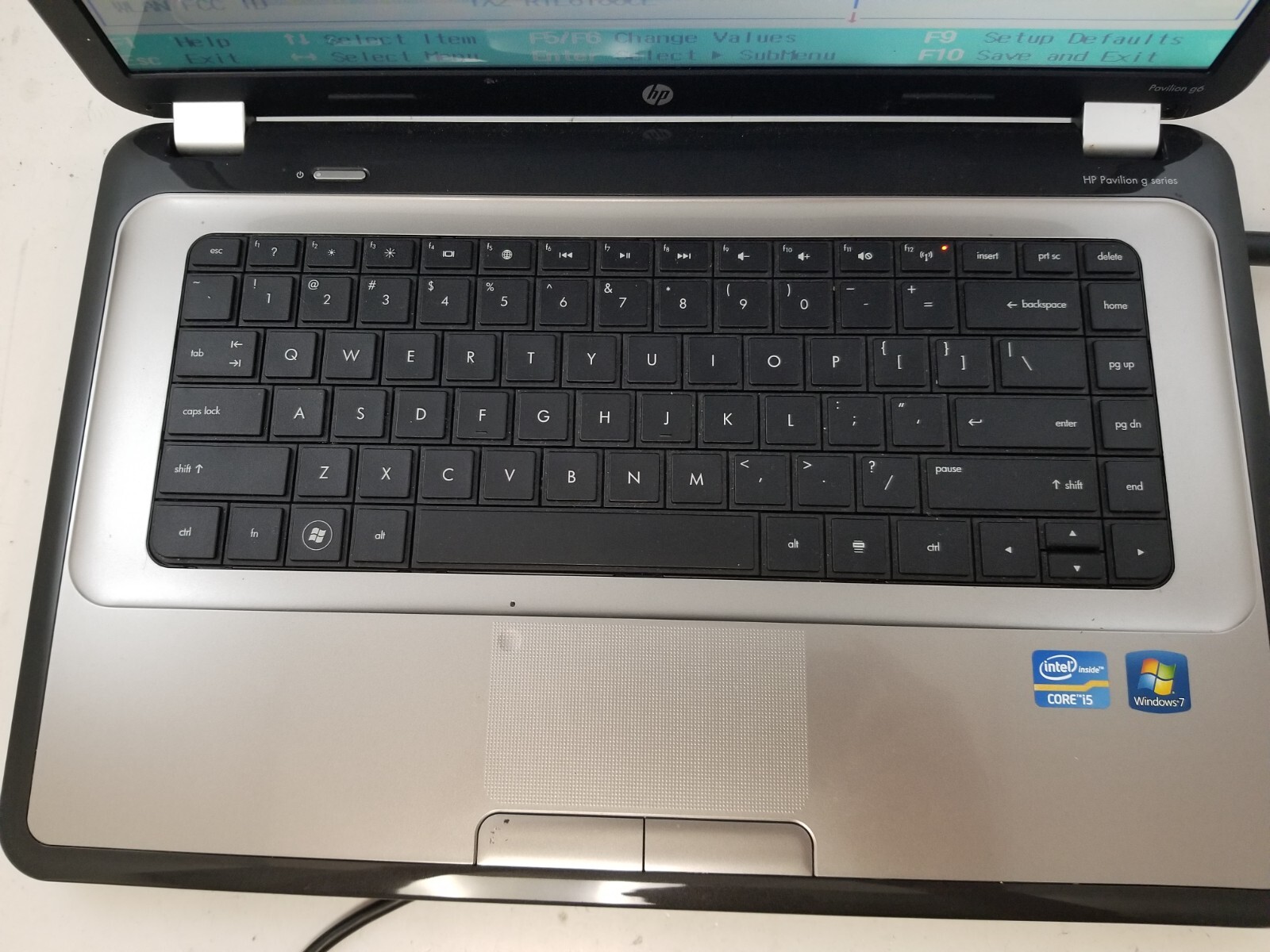 HP Pavilion g6-1c57dx Laptop i5-2430M 2.4GHz 4GB RAM NO HDD NO OS NO AC TESTED