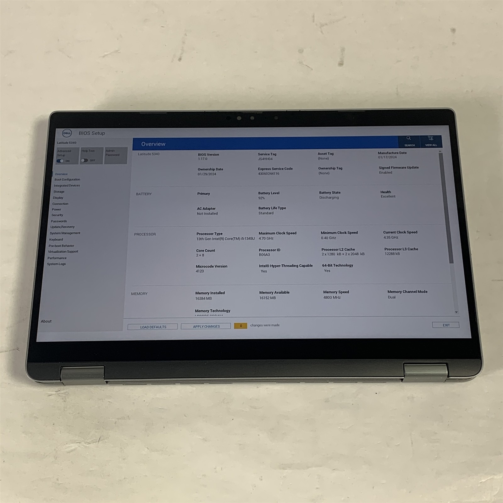 Dell Latitude 5340 13.3″ Laptop i5-1345U 1.6GHz 16GB 256GB NVMe SSD – Win11