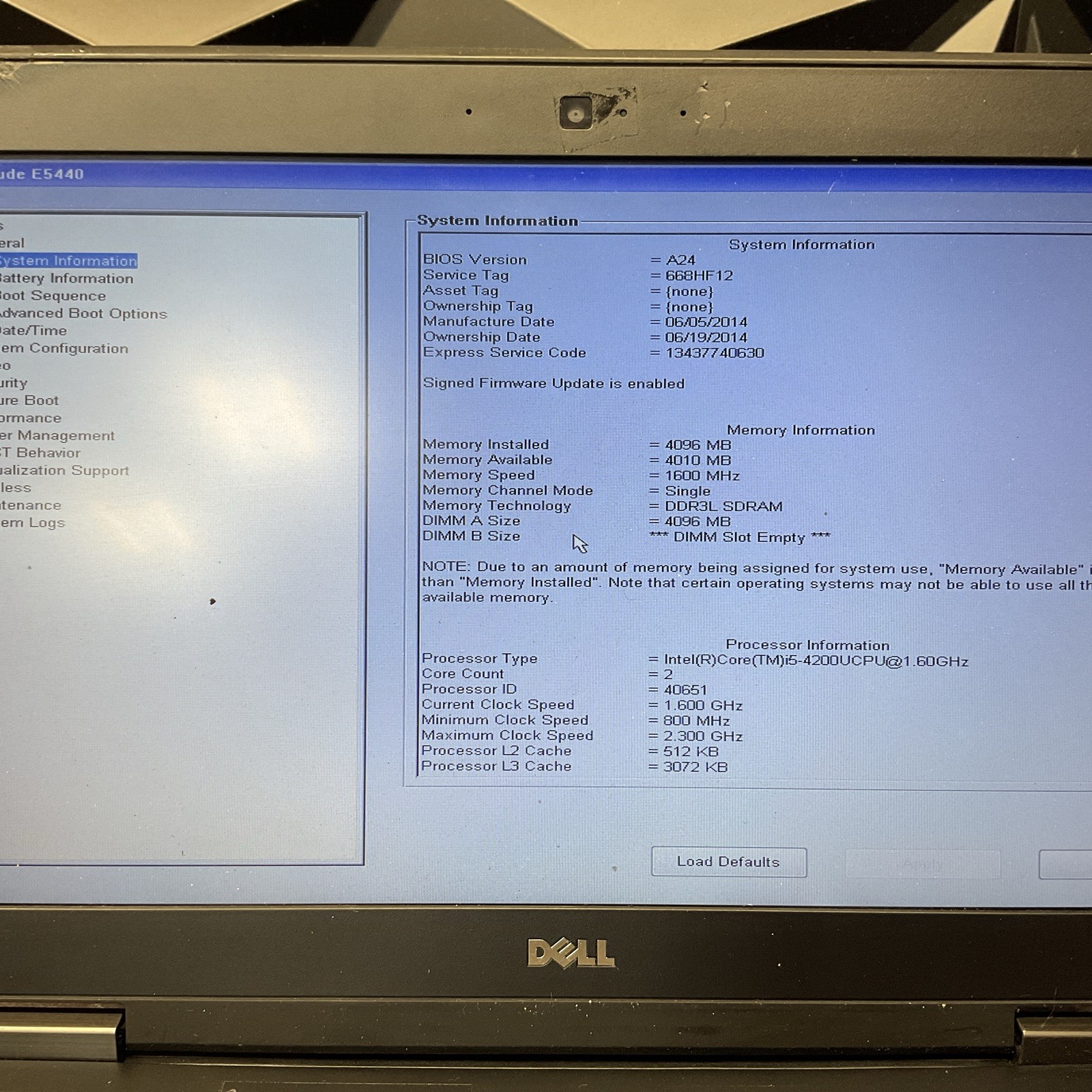 Lot of 2 Dell Latitude E5440 / i5 4th Gen / BIOS Unlocked / No RAM / M20