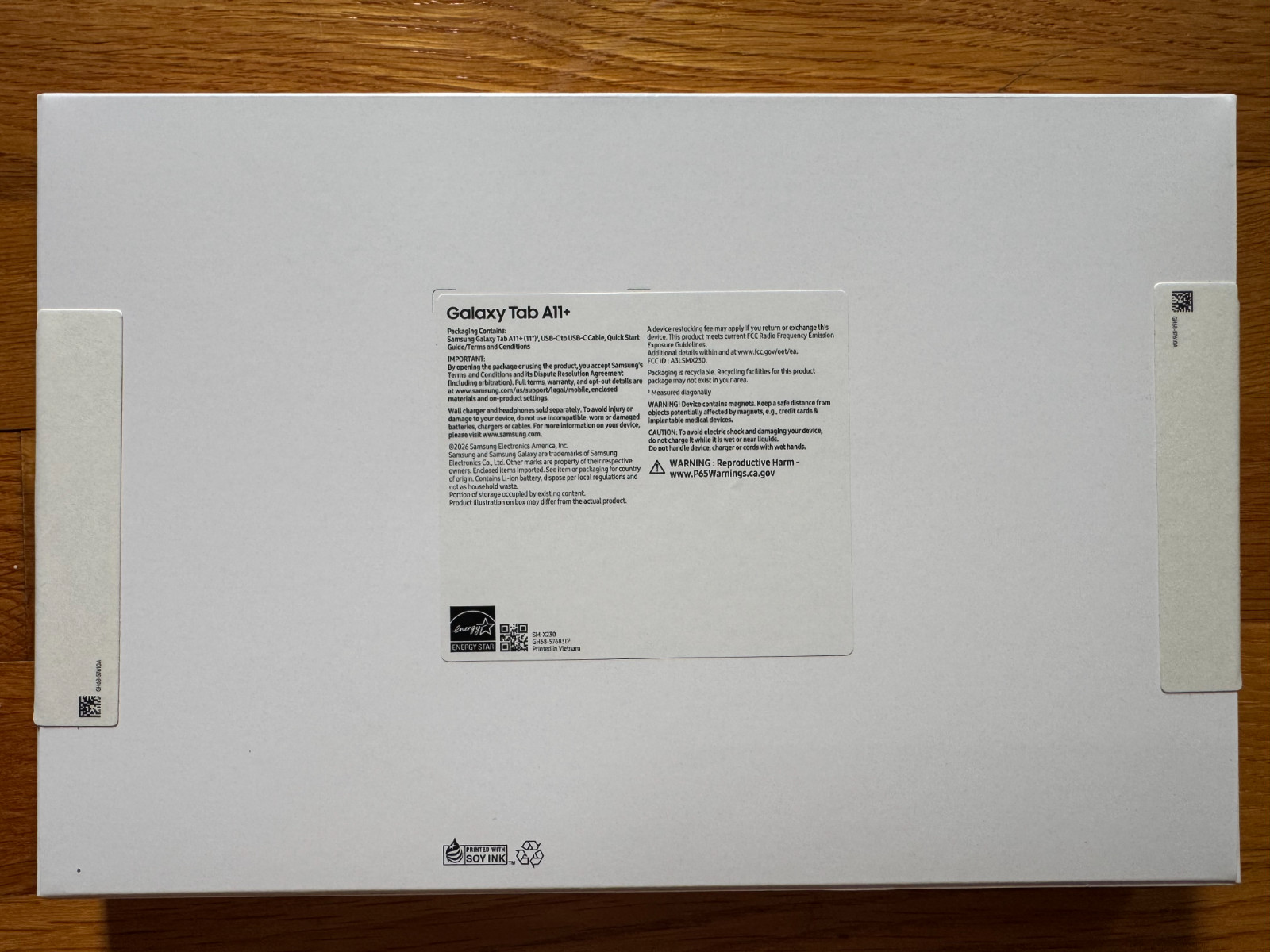 New Samsung Galaxy Tab A11+ 11″ 128G Tablet Gray SM-X230