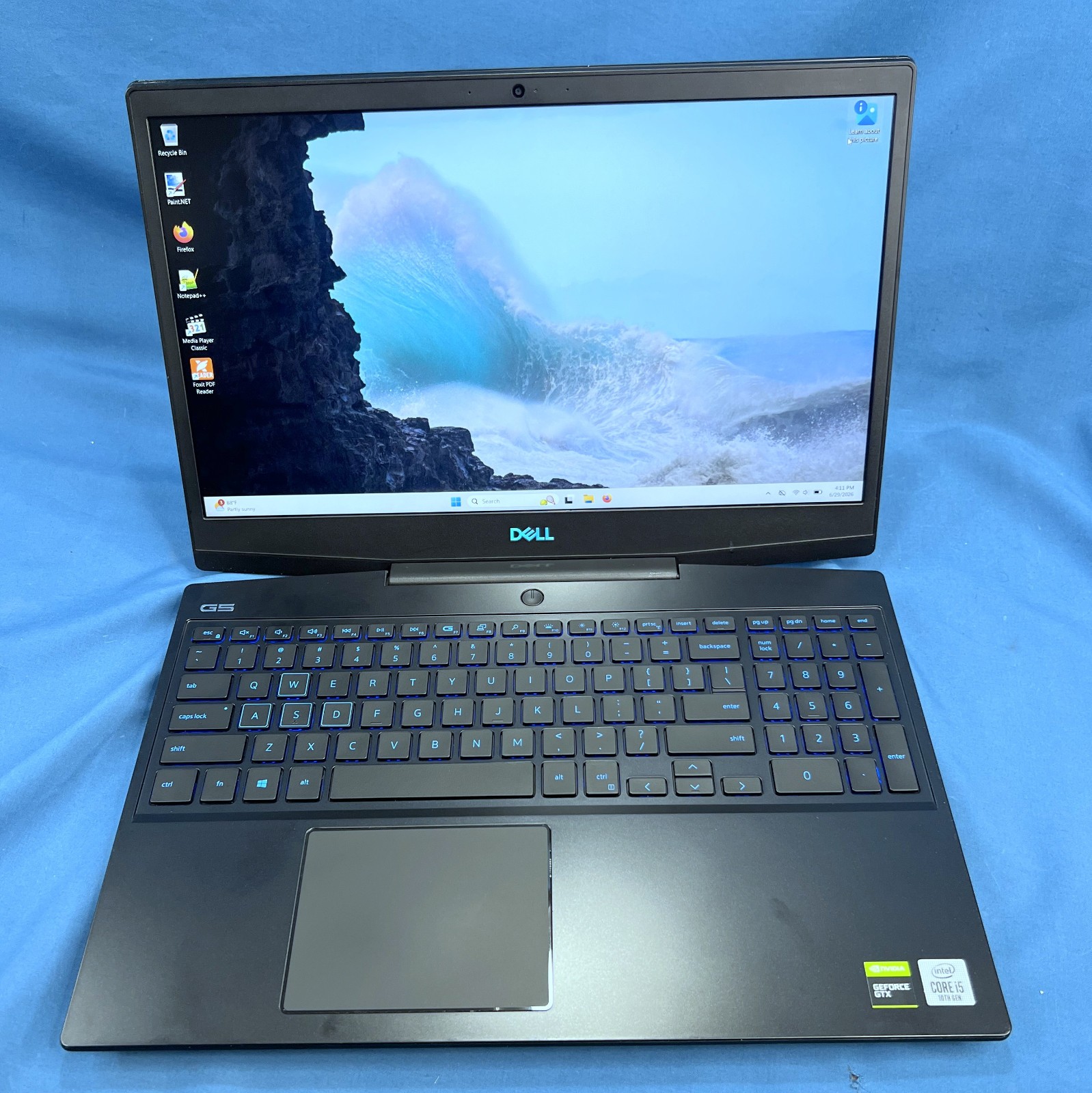 Dell G5 5500 Laptop – i5-10300H, GTX 1660 Ti, 32GB RAM, 512GB NVMe – Win11