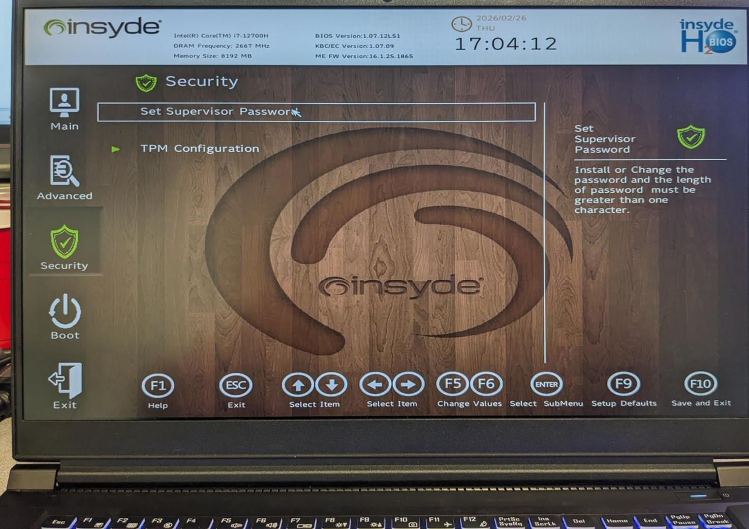 SAGER CLEVO NP70PNK I7-12700H @ 1.7GHz, 8GB RAM, NO HDD/OS