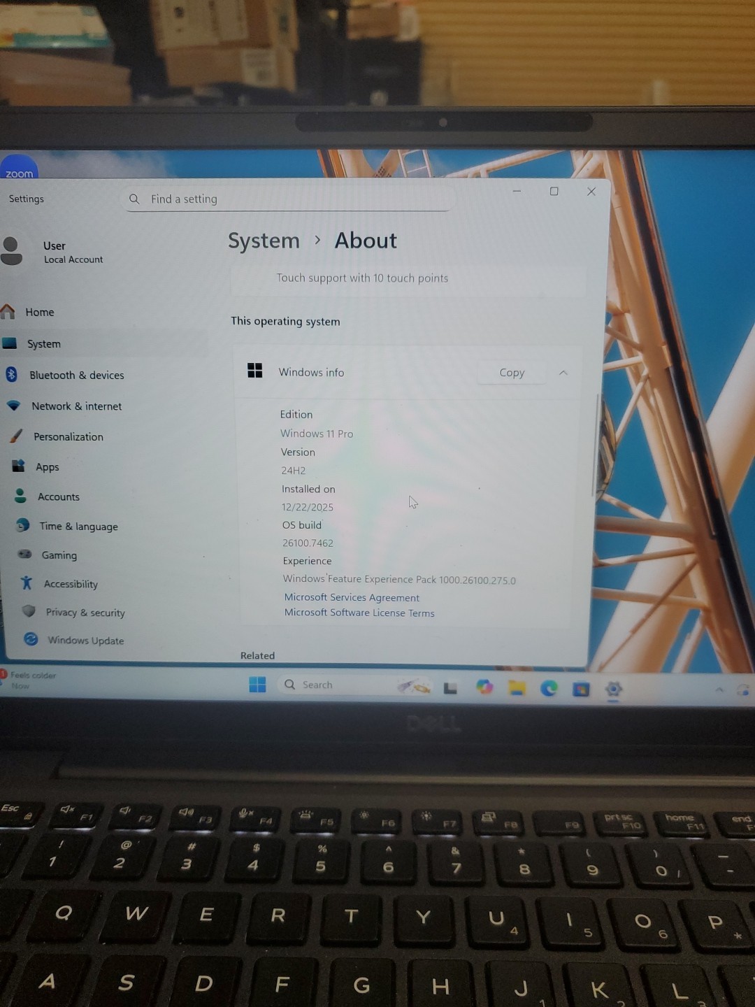 Dell Latitude 7400 14″ i5-8365U 8GB 256gb SSD Laptop W11P 123125-1