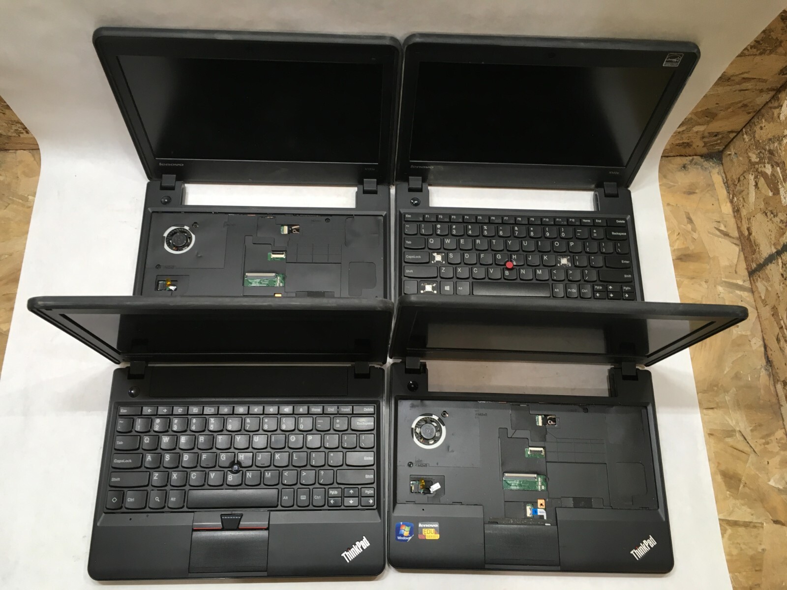 Lot of 10 Lenovo ThinkPad X131e X140e AMD E Series Various Issues For Parts- FT