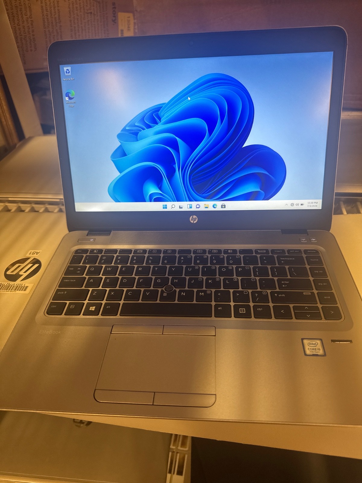 HP EliteBook 840 G4 8GB RAM, i5-7200U, 2.50GHz, 128GB SSD Windows 11 (AS IS)