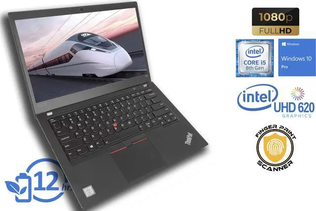 Lenovo ThinkPad T490 14 in FHD Display i5-8265U 16GB RAM 2TB NVMe SSD