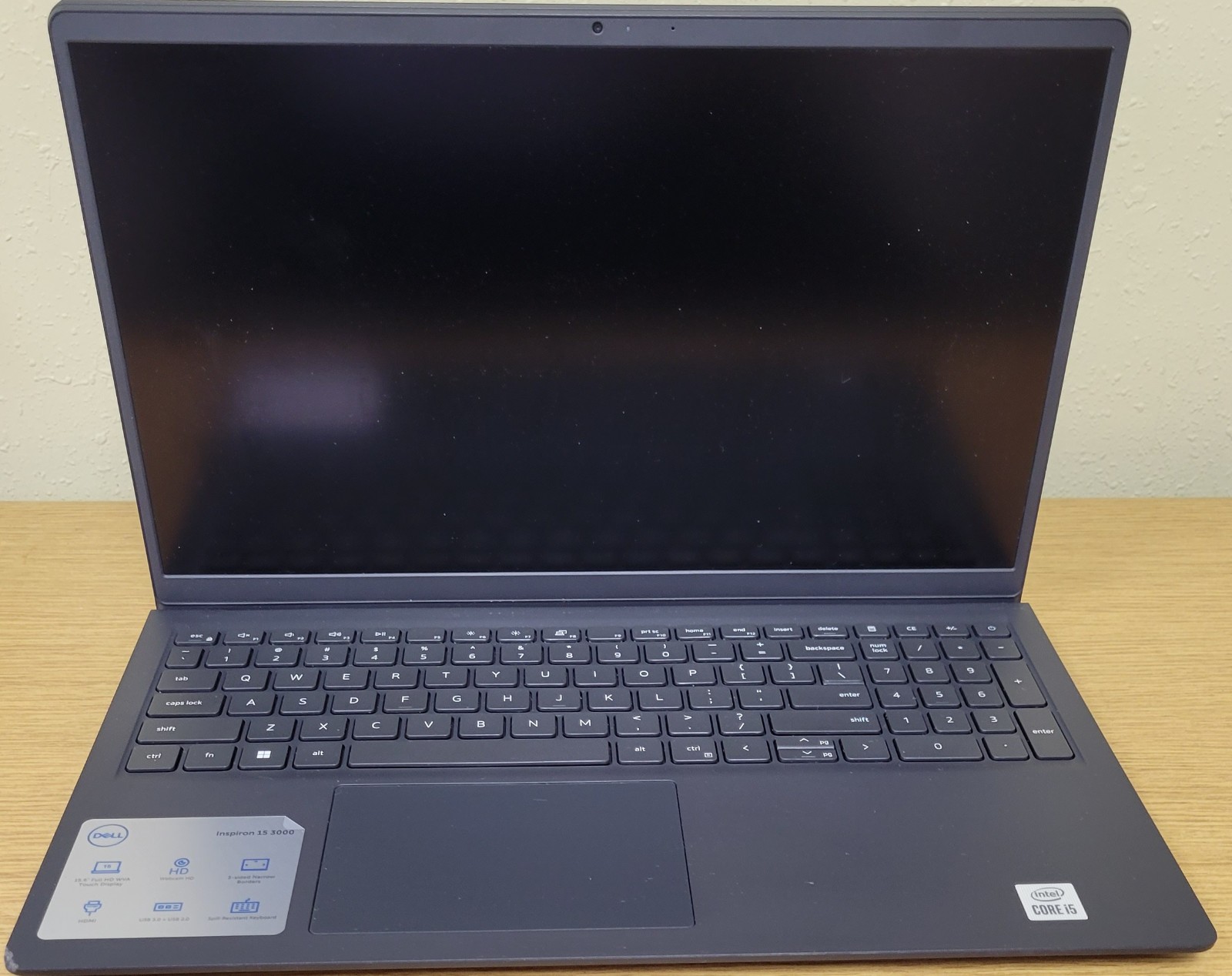 Dell Inspiron 15 3511 i5-1035G1 1.0GHz 16GB 256GB NVMe Touch Screen No OS