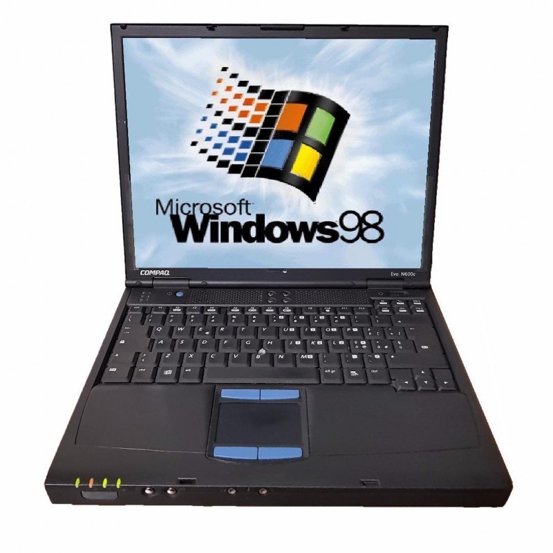 Notebook PC Laptop MS DOS Win 98 Pentium 3 1.06GHz Serial Port RS232 22021