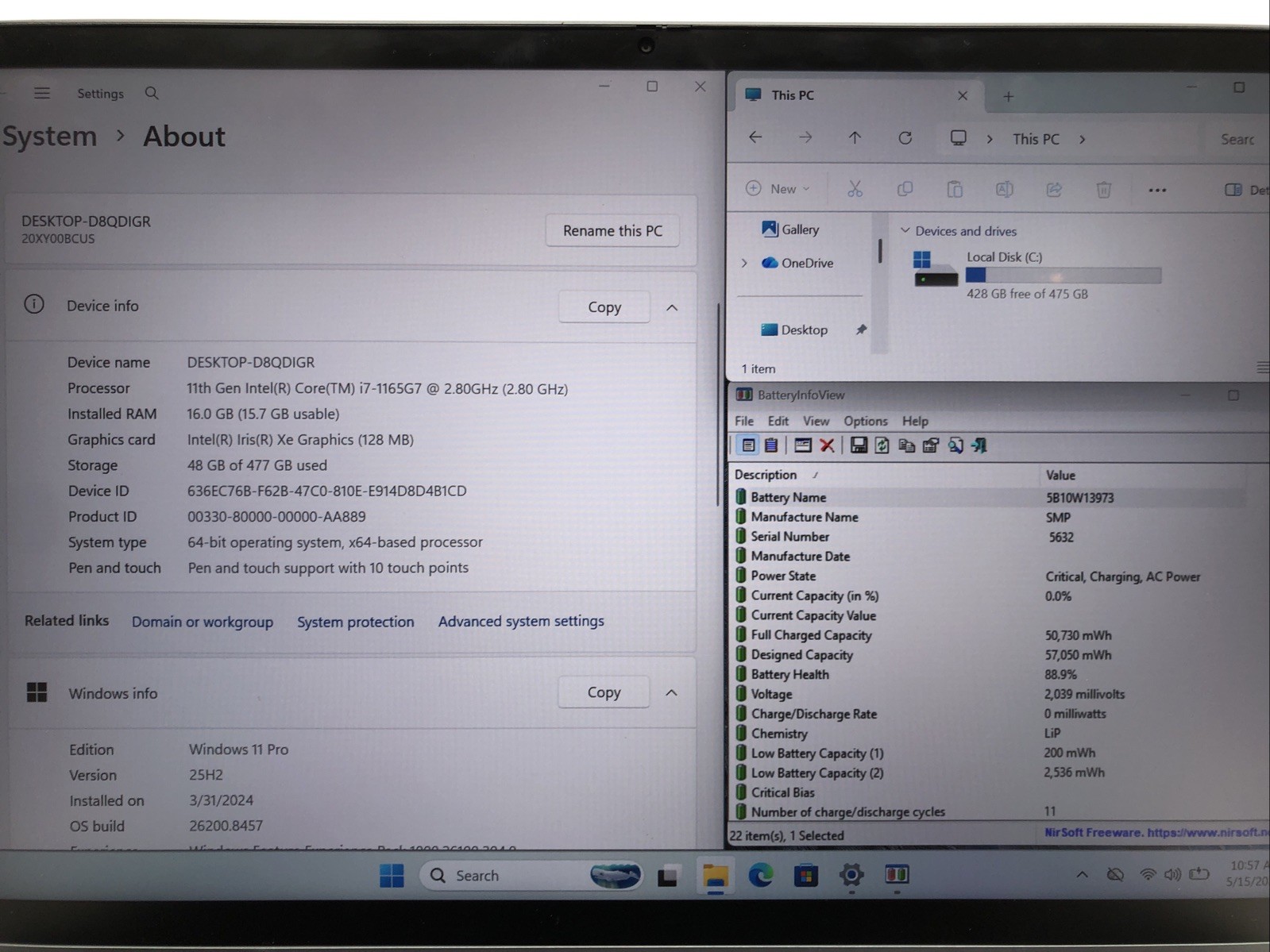 Lenovo ThinkPad X1 Yoga, Intel Core i7-1165G7 @2.80Ghz, 16GB RAM, 512GB SSD, W11