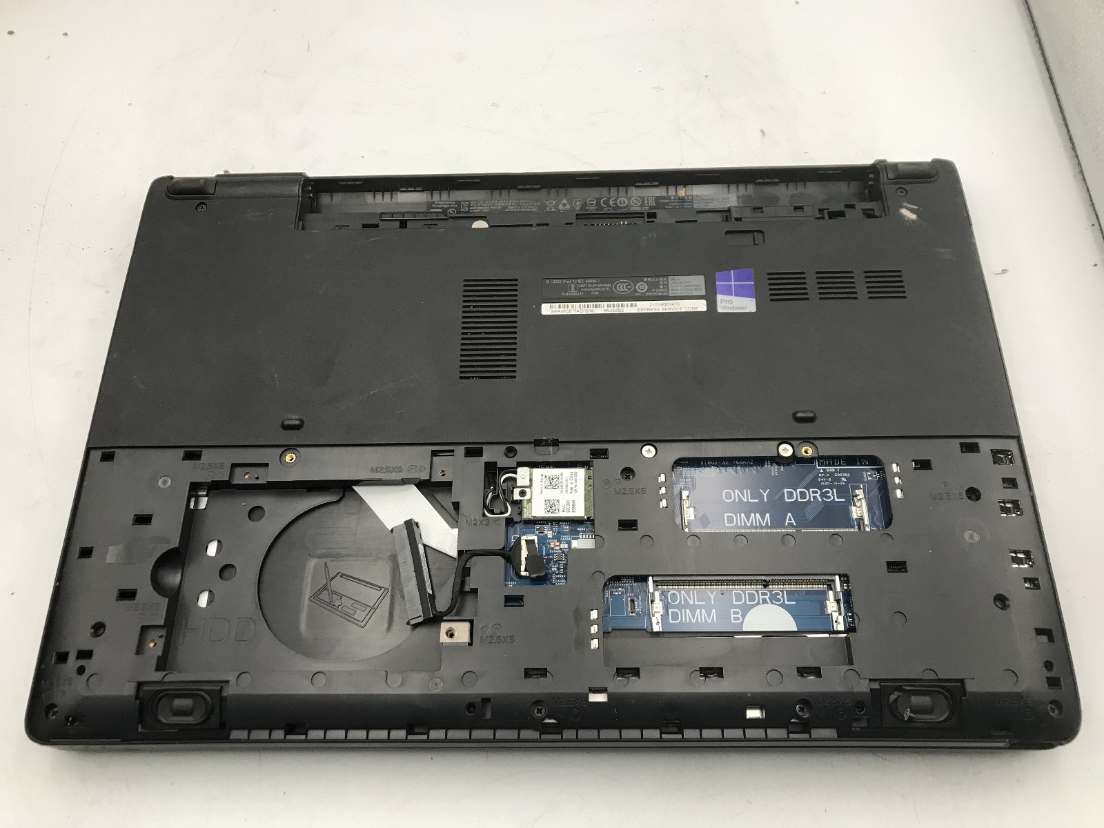 DELL LATITUDE 3570 – BOOTS TO BIOS – INTEL I5 6200U – NO RAM – READ DESCRIP – BB