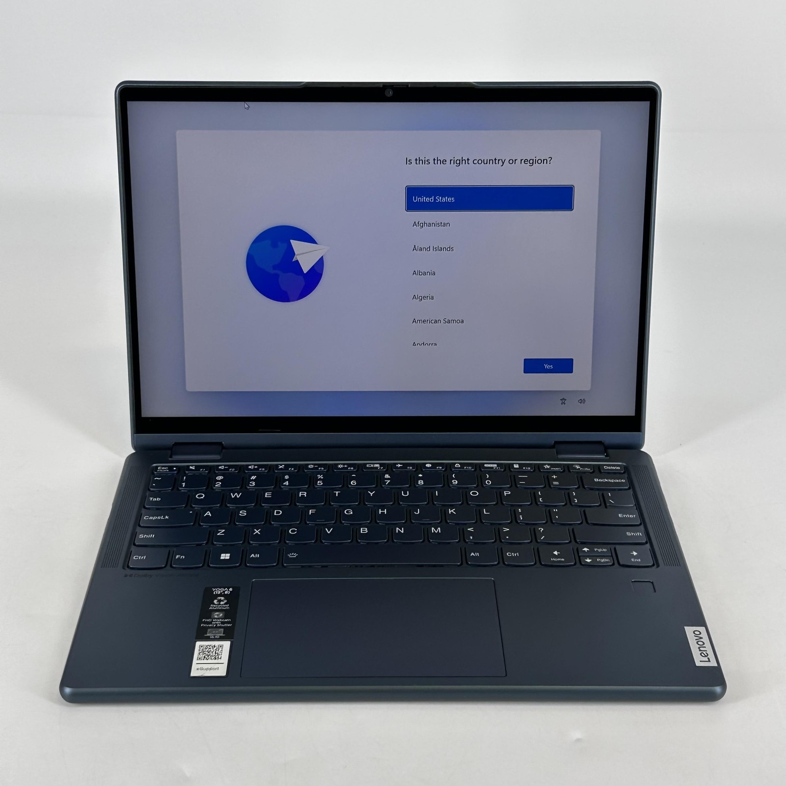 Lenovo Yoga 6 13.3 FHD+ TOUCH 2.0 GHz Ryzen 5 7530U 8GB 256GB SSD Very Good