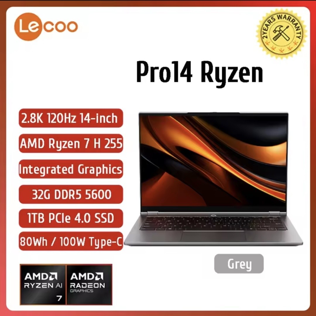 Lenovo Lecoo Pro 14 (2025) 32/1Tb Okulink Ryzen 7 H255 NEW/ SEALED