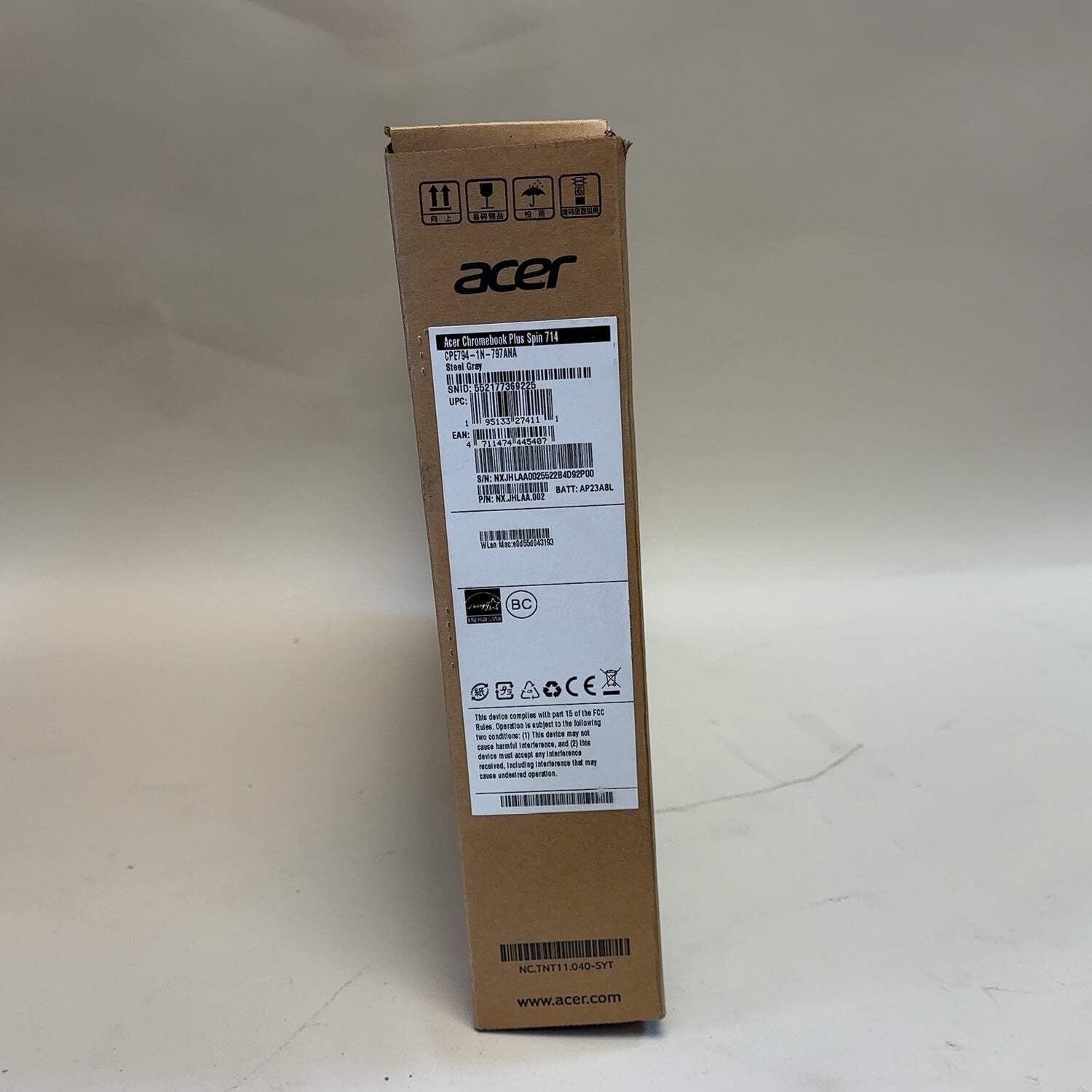 New AcerChromebook Plus Spin 714 14″ Core Ultra 7 155U 1.5GHz 16GB RAM 256GB SSD
