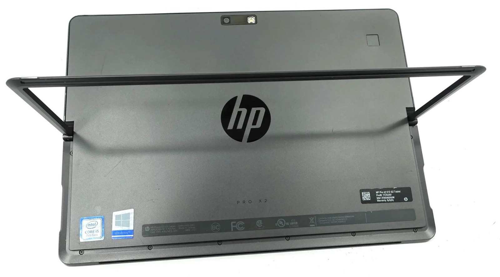 HP Pro X2 612 G2 Tablet Core i5-7Y54 1.20GHz 8GB 128GB SSD