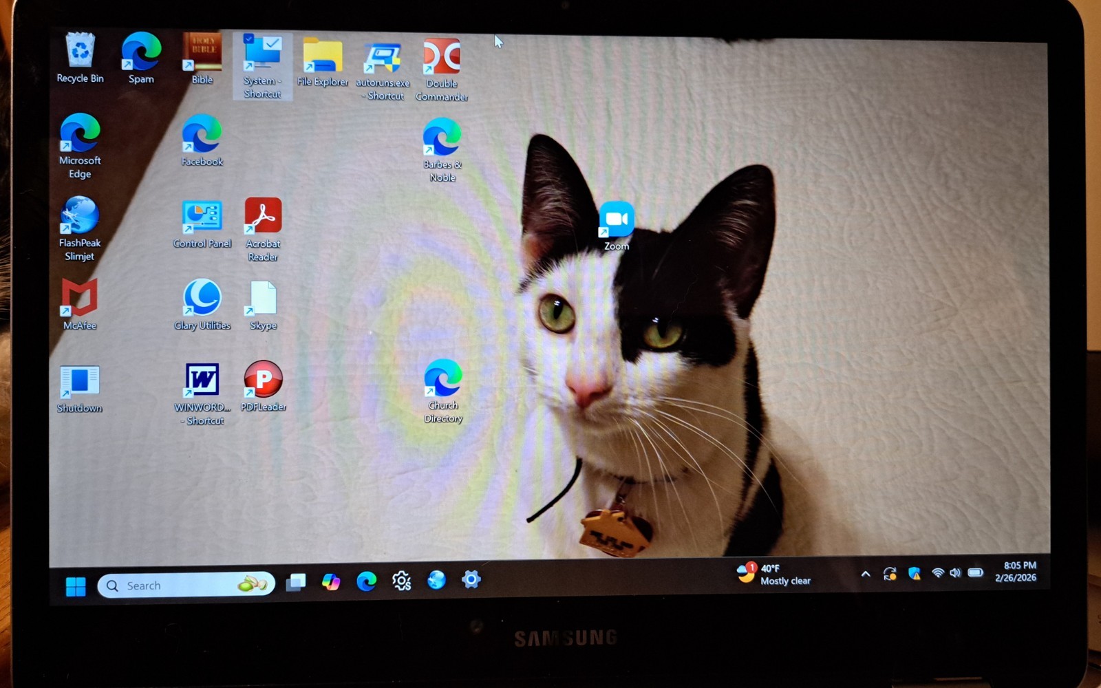 SAMSUNG 13.3″ LAPTOP COMPUTER, WINDOWS 11, INTEL I5, 8G, 256G SSD