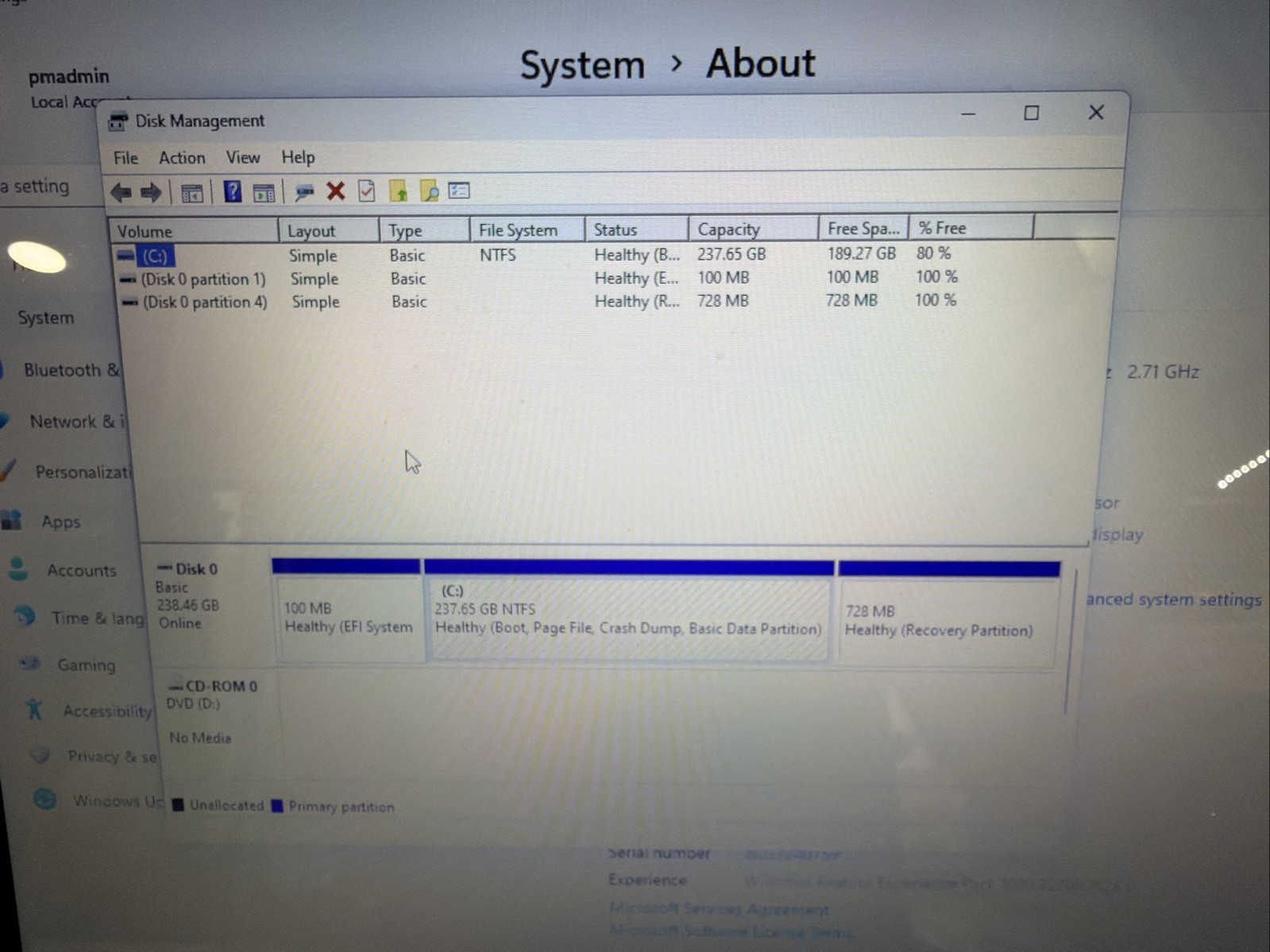 HP NoteBook 17-bs011dx 17.3″ HD+ i5-7200U 8gb Ram 256gb SSD W11 Pro Charger