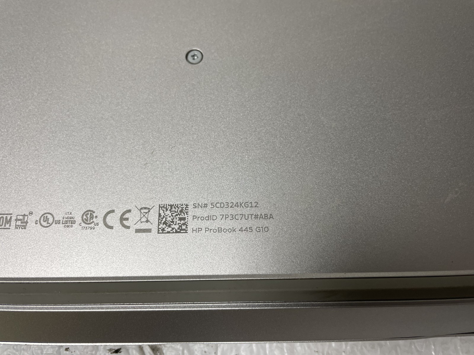 Lot of 2 HP ProBook 445 G10 14″ AMD Ryzen 5 7530U 8GB RAM NO SSD BrokenScreen