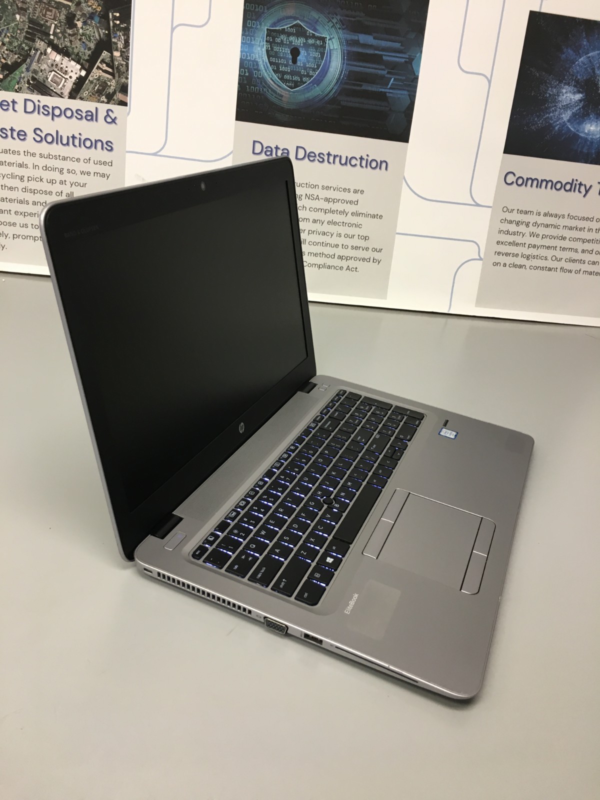 HP Elitebook 850 G3 15.6″ Core i5 6th gen 2.30Ghz 8GB RAM 256GB SSD WIN 11 PRO