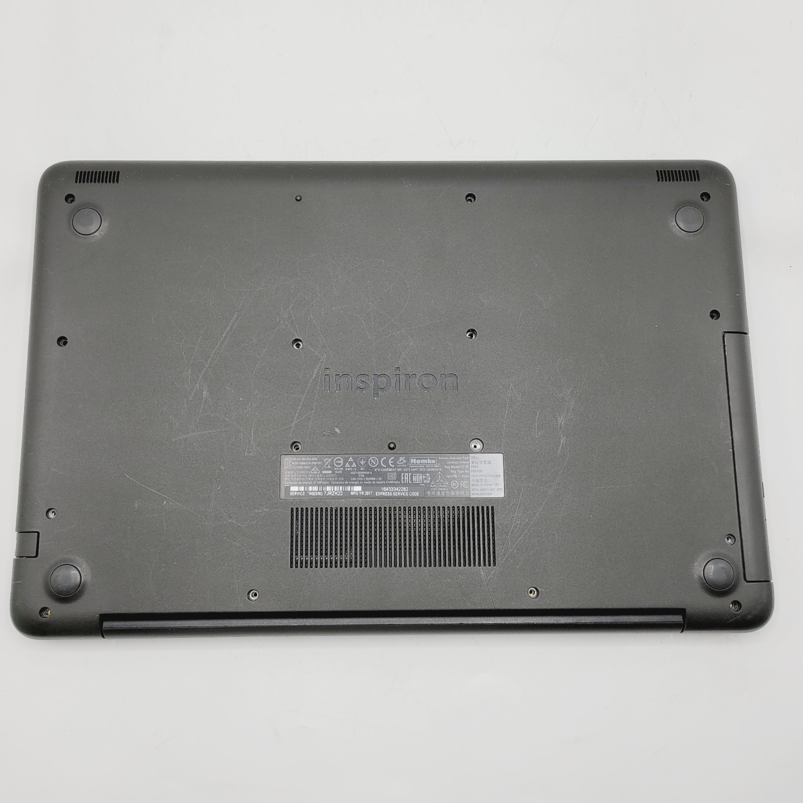 Dell Inspiron P66F Core i5-7th Gen No RAM No HDD 15.6″ – FOR PARTS