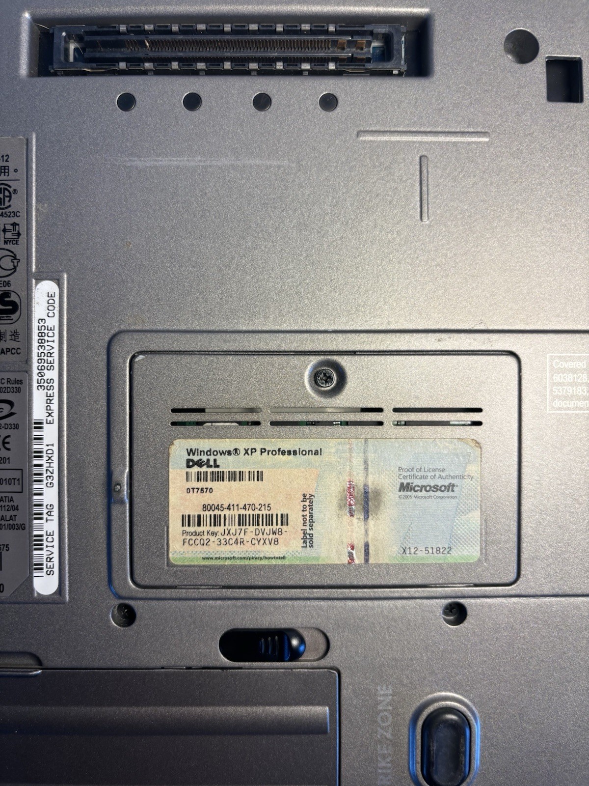 Dell Latitude D630 14″ Notebook Laptop Black / Gray – No Power Cord