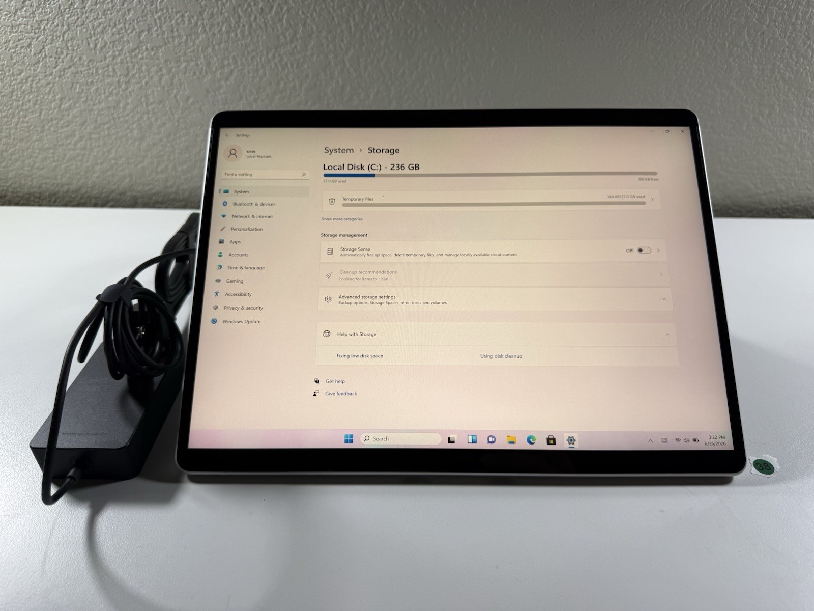 Microsoft Surface Pro 8 (1982) i5-1145G7 – 16GB RAM – 256GB 120Hz – Win 11 Pro