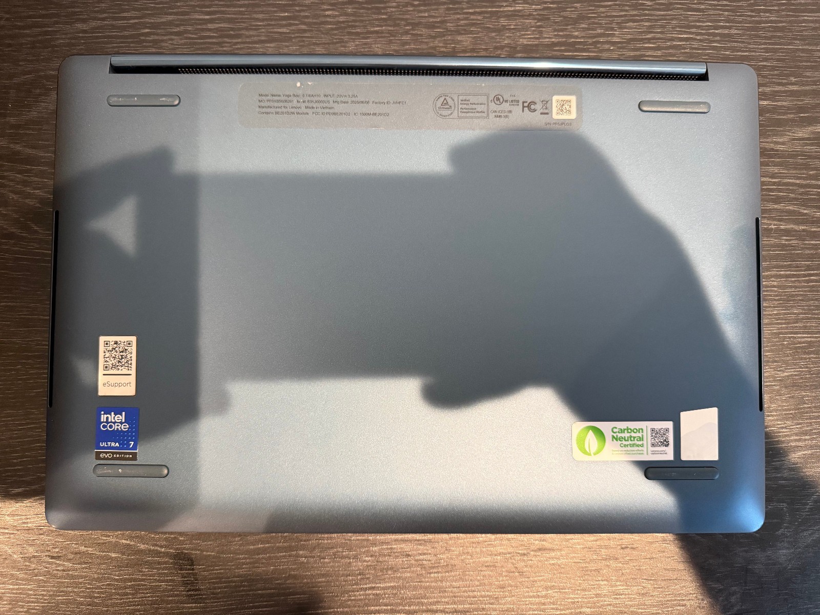 Lenovo Yoga Book 9i 14″ DUAL OLED 3K 16GB RAM Ultra 7 255H 1TB SSD Laptop D