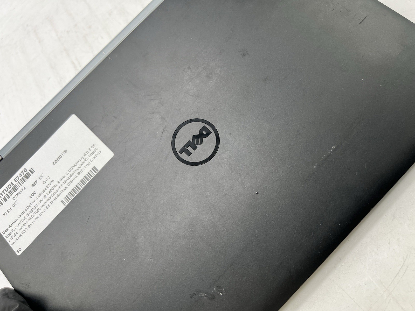 Dell Latitude E7470, i5-6300U CPU @ 2.40GHz, 8GB RAM-No Batt/HDD/OS, w/Charger