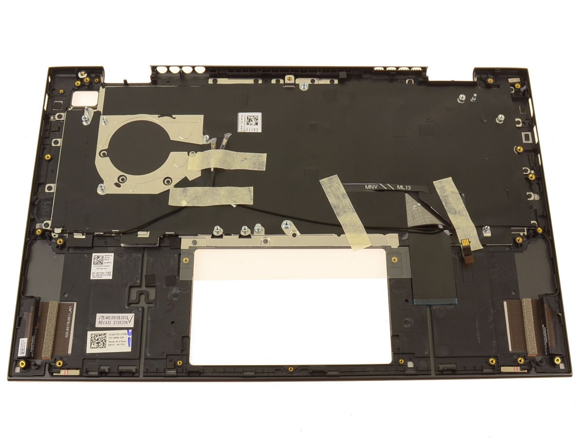US INTL Dell OEM Inspiron 7415 2-in-1 Palmrest Backlit Laptop Keyboard K2PP2