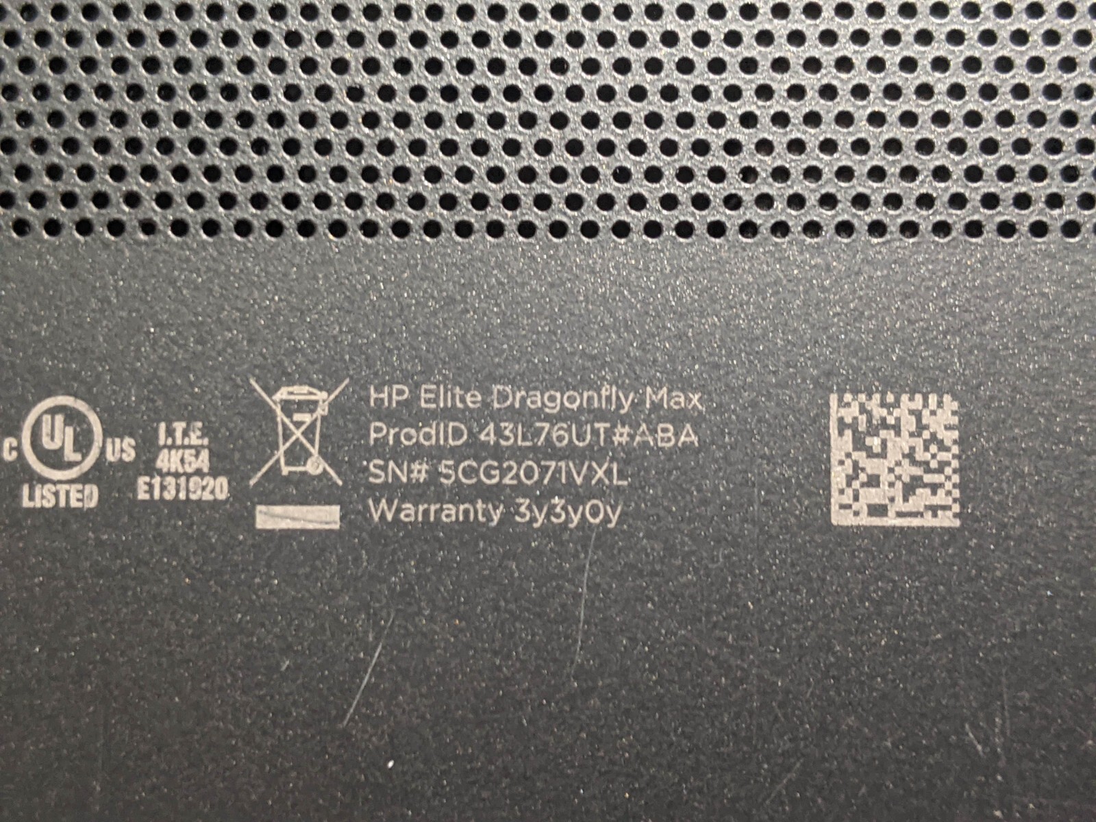 HP Elite Dragonfly MAX 13.3″ TOUCH i7-1154G7 2.8GHz 16Gb 512GB SSD W11P +Charger
