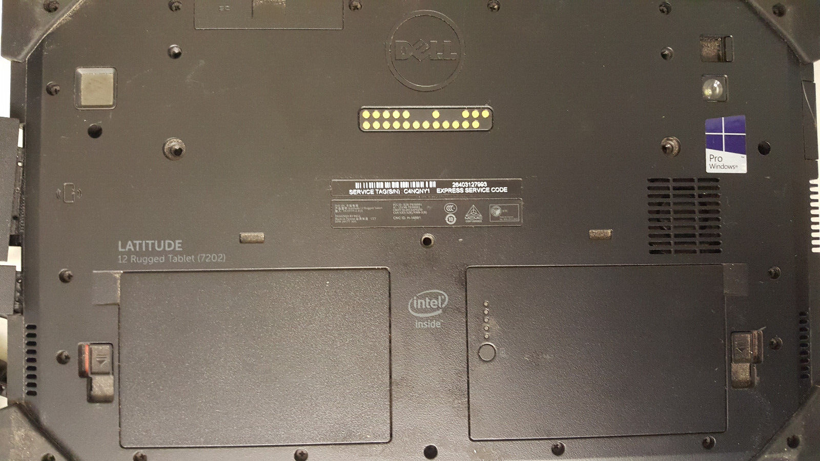 Dell Latitude 12” 7202 M-5Y71, 1.2GHZ 8GB 256GB Tablet Win10Pro, Battery 90,C