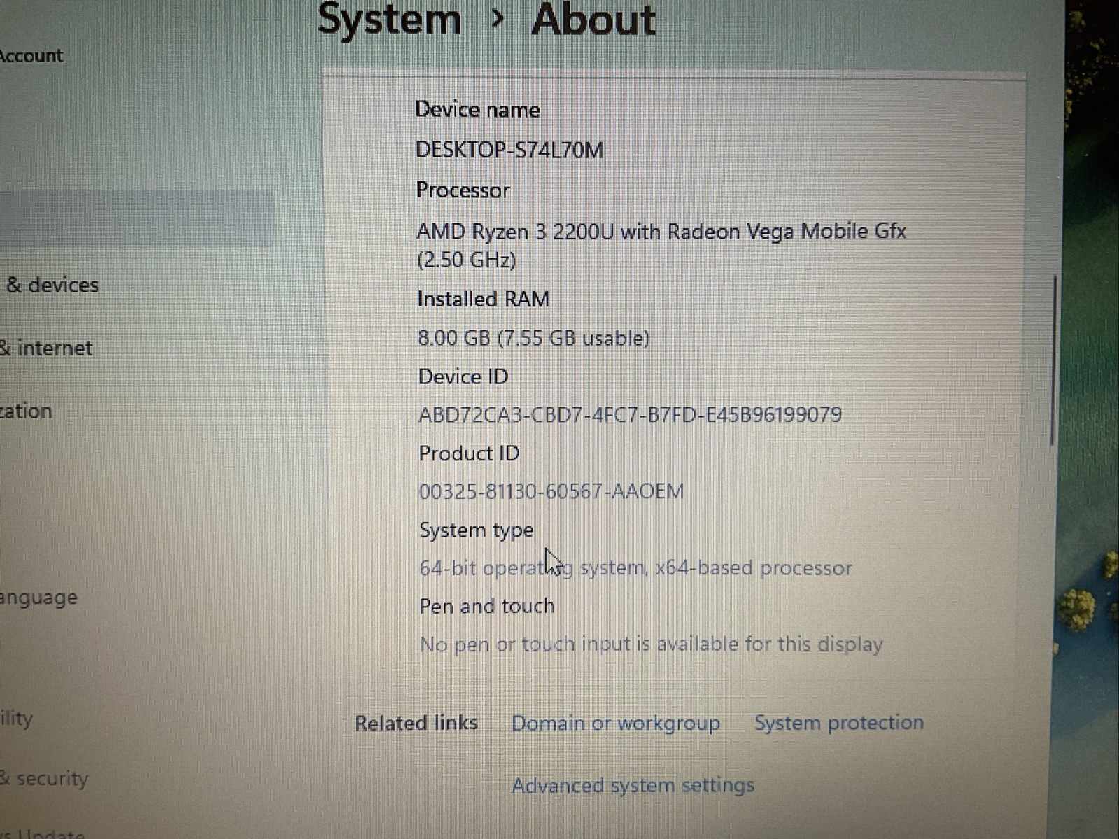 Lenovo IdeaPad 330-15ARR 15.6″ Windows 11 CPU AMD Ryzen 3 2200U RAM 8GB HDD 1TB