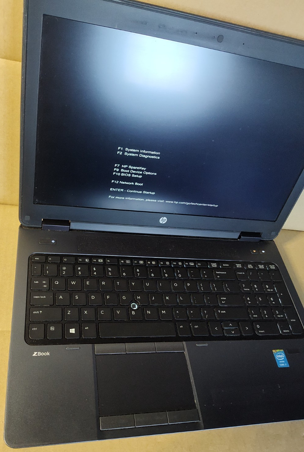 HP ZBOOK 15 Laptop w/ Intel Core i7-4700MQ 2.40 GHZ + 16 GB | No HD