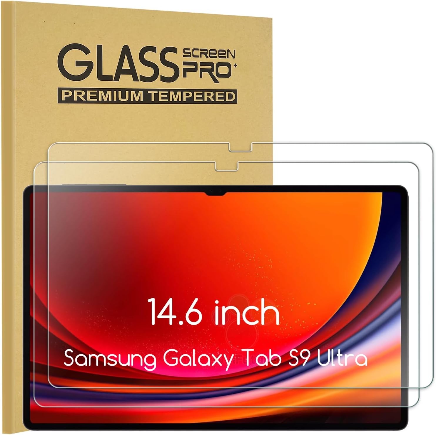 2-Pack Screen Protector for Samsung Galaxy Tab S11 Ultra, S10 Ultra, S9 Ultra, S