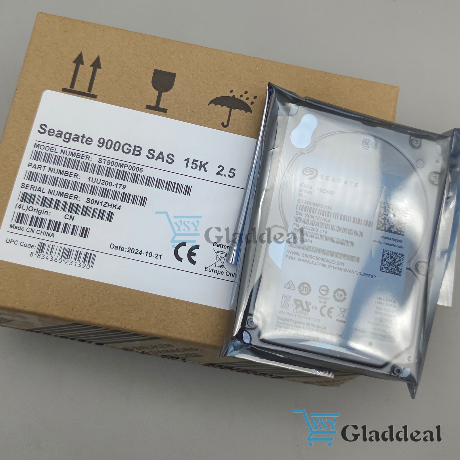 New In Box Seagate 900GB 2.5" Hard Drive ST900MP0006 15K SAS Internal
